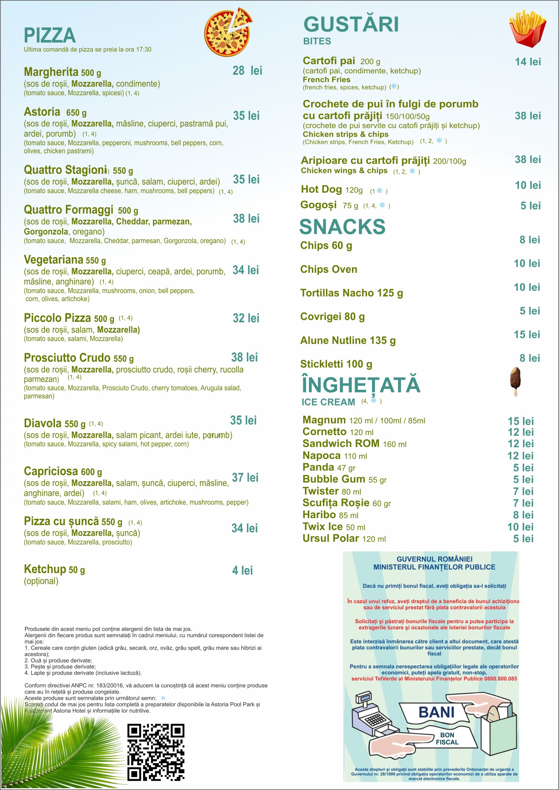 meniu a4 2025 Astoria Pool Park pag 2